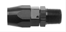 Load image into Gallery viewer, Fragola -6AN Straight Hose End x 1/8 NPT - Black