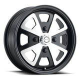 Mobelwagen MW-730M Schnell 15x5.5in / 4x130 BP / 35mm Offset / 79.1mm Bore - Black & Machined Wheel