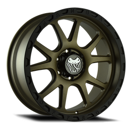 Mamba M27 17x9 5x127 ET12 Matte Bronze / Black Lip