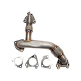 Wehrli 11-16 Duramax LML Stainless 2in Up Pipe Kit w/ Gaskets (Passenger Side)