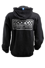 Sparco Sweatshirt Hooded Heritage Blk Xl