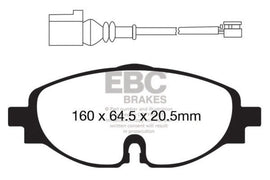 EBC 14+ Audi A3 1.8 Turbo Greenstuff Front Brake Pads