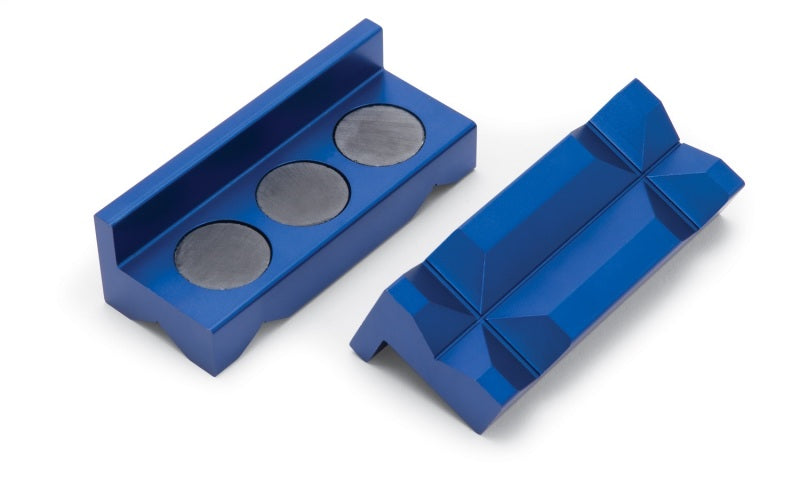 Russell Performance Blue Anodized Billet Aluminum Vice Jaws