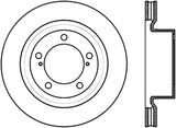 StopTech 17-18 Lexus LX SportStop Cryo Slotted & Drilled Front Left Rotor