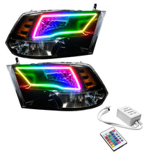 Load image into Gallery viewer, Oracle 09-17 RAM 1500 Quad Pre-Assembled Headlights Blk Housing - w/ Simple Controller