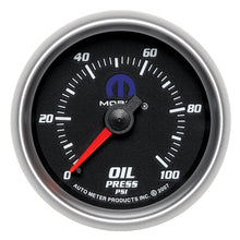 Load image into Gallery viewer, Autometer Mopar 2-1/16in Mechanical 100PSI Oil Pressure Gauge