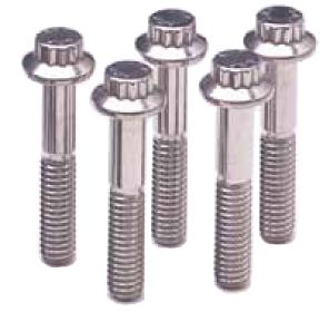 ARP 5/16in-18 x 2.500in 12pt Black Oxide Bolts (Set of 5)