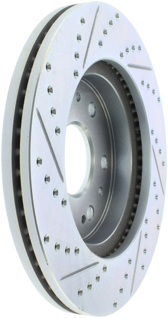 StopTech Select Sport 07-11 GM Silverado 1500 Slotted and Drilled Left Front Rotor