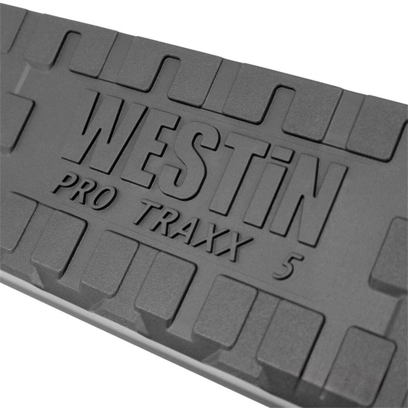 Westin 99-16 Ford F-250/350/450/550 Crew (8 ft bed) PRO TRAXX 5 WTW Oval Nerf Step Bars - Blk