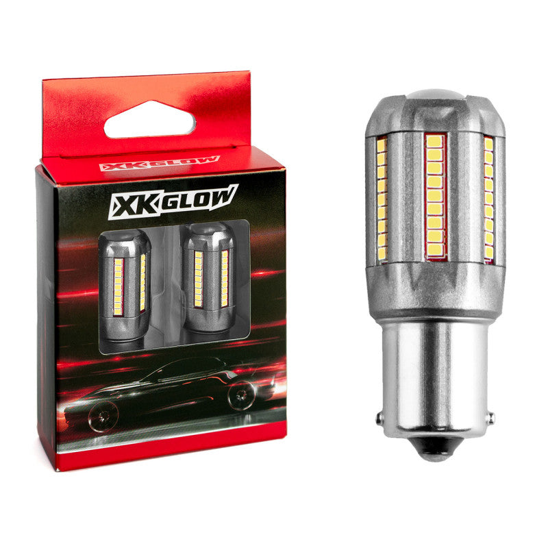 XK Glow 2pc Red 1157 Auto Bulb