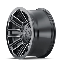 Load image into Gallery viewer, Mayhem 8108 Decoy 20x9 / 6x135 BP / -5mm Offset / 106mm Hub Black w/ Milled Spokes Wheel