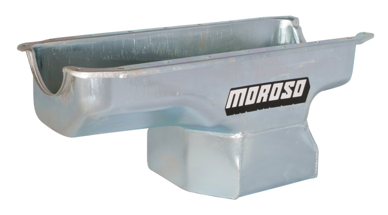 Moroso Mopar 360 (w/Center Sump) Deep Wet Sump 8qt 10in Steel Oil Pan