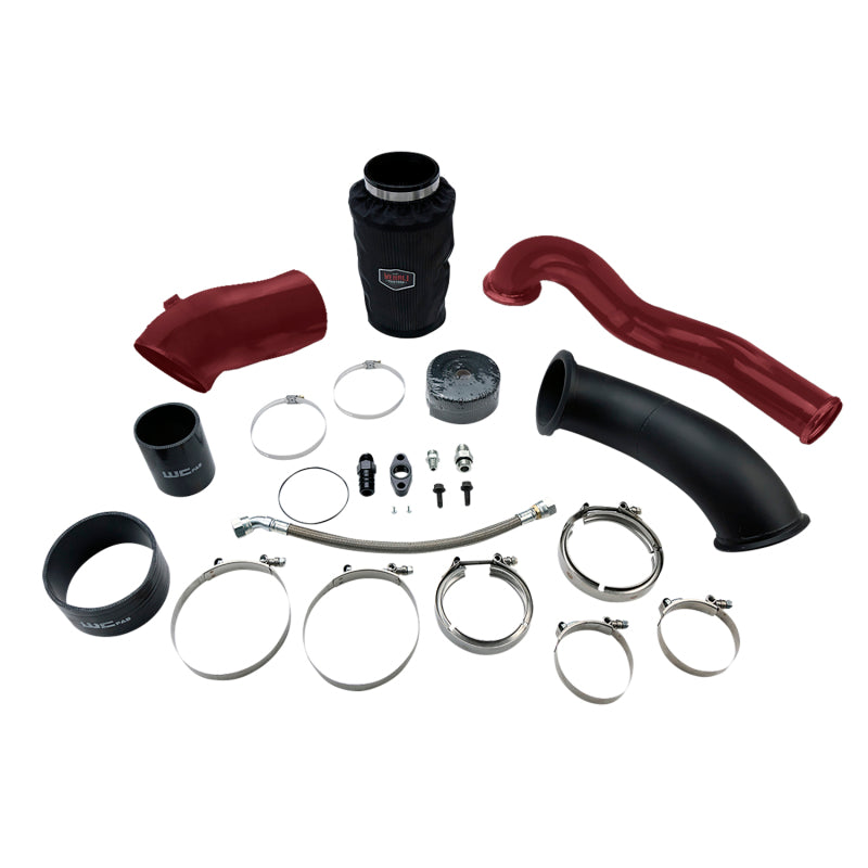 Wehrli 04.5-07 Dodge 5.9L Cummins S400 Turbo 2nd Gen Swap Kit (No Turbo/Manifold) - WCFab Red