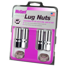 Load image into Gallery viewer, McGard Hex Lug Nut (Drag Racing X-Long Shank) 7/16-20 / 13/16 Hex / 2.475in. Length (4-Pk) - Chrome