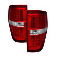 Load image into Gallery viewer, Xtune Ford F150 09-14 LED Tail Lights Red Clear ALT-JH-FF15009-LED-RC