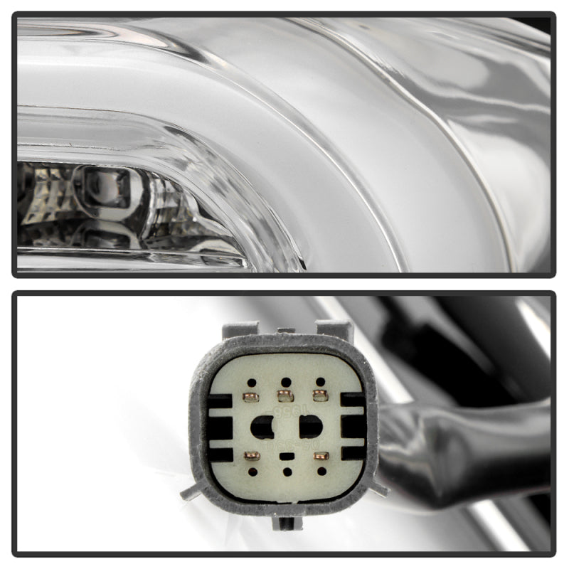 Spyder Chevy Camaro 16-18 Halogen LED Tail Lights Chrome ALT-YD-CCAM16HAL-SEQ-C