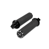 Burly Brand Universal Hawk  Footpeg Set Billet - Black Machined