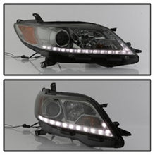 Load image into Gallery viewer, Spyder 11-14 Toyota Sienna Projector Headlights - DRL LED - Smoke PRO-YD-TSEN11-DRL-SM