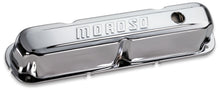 Load image into Gallery viewer, Moroso Mopar 273-360 Valve Cover - w/Baffles - Stamped Steel Chrome Plated - Pair