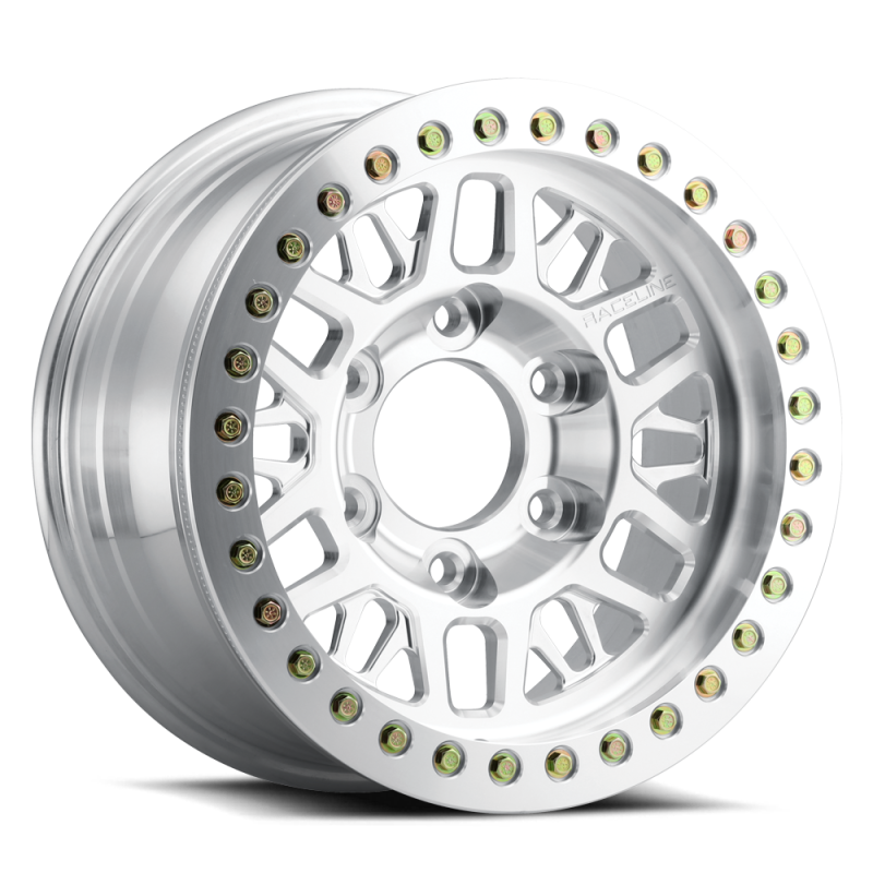 Raceline RT951F Ryno 17x9in / 6x165.1 BP / 25mm Offset / 108.9mm Bore - Machined Beadlock Wheel