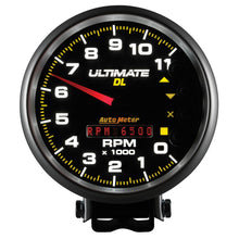 Load image into Gallery viewer, Autometer 5 inch Ultimate DL Playback Tachometer 11000 RPM - Black