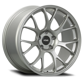 Konig Forged F1M 18X12 5X130 ET65 Ash Silver Knurled Bead