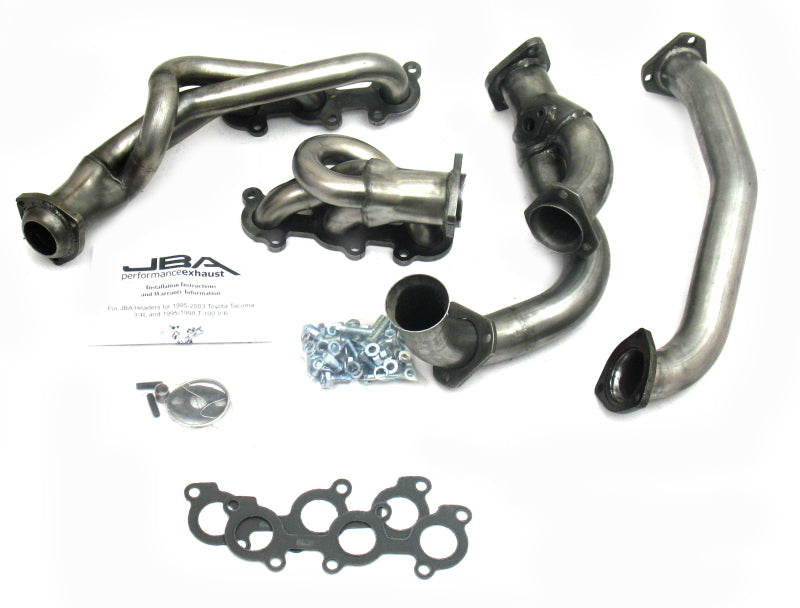 JBA 95-00 Toyota 3.4L V6 w/o EGR 1-1/2in Primary Raw 409SS Cat4Ward Header