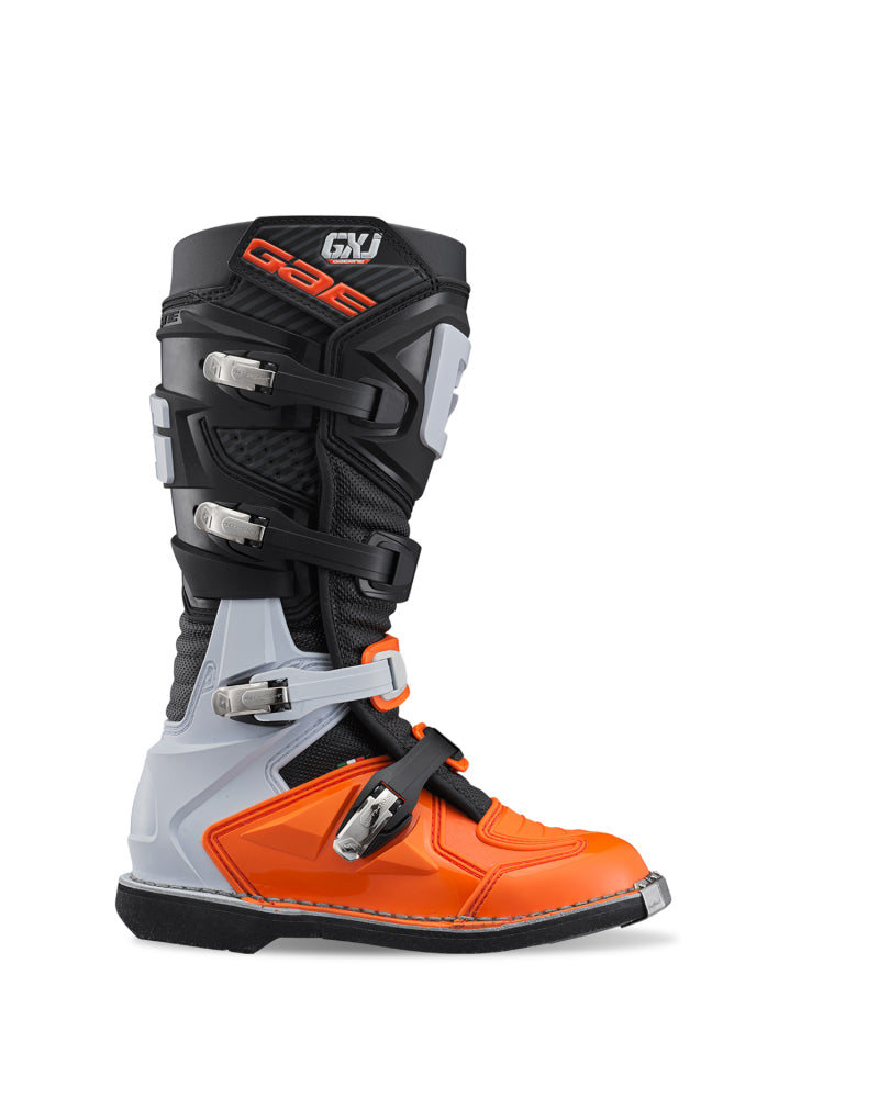 Gaerne GXJ Boot Black/Orange Size - Youth 2.5