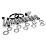 Race Star 14mm x 1.5 .50in Shank w/ 7/8in Head Closed End Lug Kit (No Hubring) - Set of 10