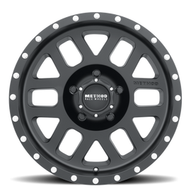 Method MR306 Mesh 18x9 -12mm Offset 5x5 94mm CB Matte Black Wheel