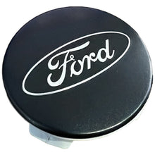 Load image into Gallery viewer, Ford Racing Ford Car Black &amp; Chrome Wheel Center Cap Kit - Satin