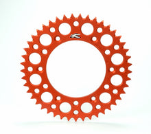 Load image into Gallery viewer, Renthal 02-04 KTM 660 Rally Factory / Special Raid Rear Grooved Sprocket - Orange 520-44P Teeth