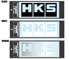 Load image into Gallery viewer, HKS LOGO Sticker W220 WHITE