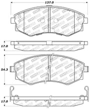 Load image into Gallery viewer, StopTech Performance 89-1/94 Nissan 240SX (w/ABS) 92-01/05-06 Hyundai Elantra Front Brake Pads