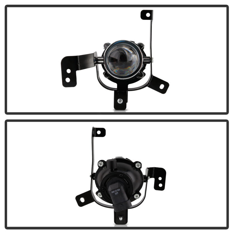 Spyder Kia Picanto 2018-2020 OEM Fog Lights W/Universal Switch - 9006(Included) - Clear