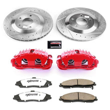 Load image into Gallery viewer, Power Stop 97-04 Chevrolet Corvette Front Z26 Street Warrior Brake Kit w/Calipers