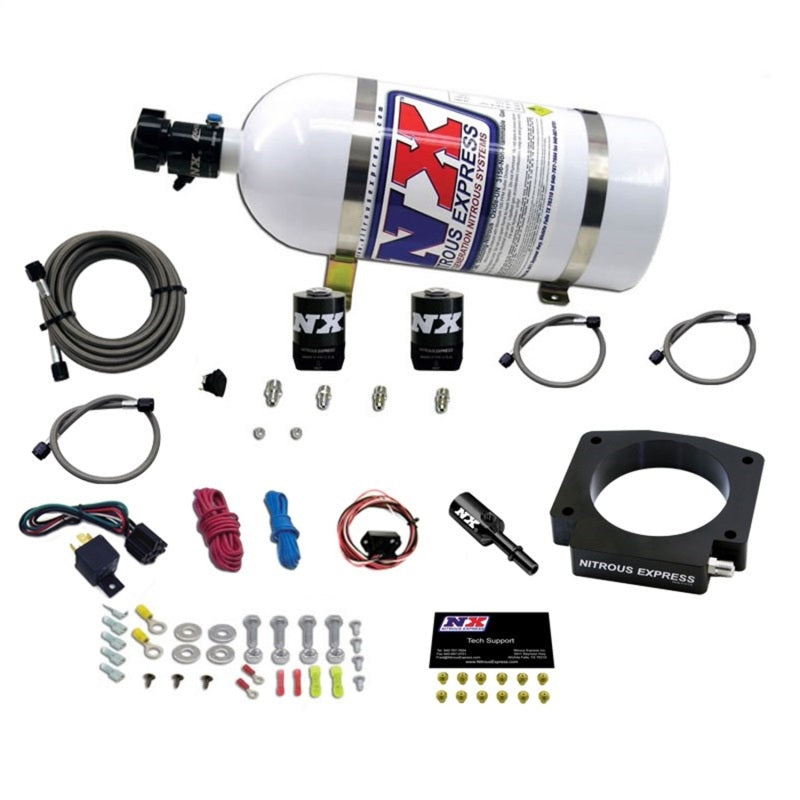 Nitrous Express 15-17 Ford Mustang GT350 5.2L Nitrous Plate Kit w/10lb Bottle