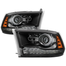 Load image into Gallery viewer, xTune Dodge Ram 13-17 ( w/ Factory Projector LED) OEM Style Headlight - Black HD-JH-DR13-OE-BK