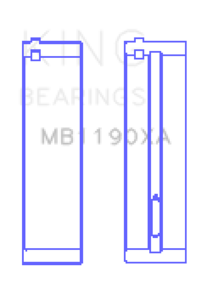 King Engine Bearings 2003-2005 Dodge Sprinter Van Standard Main Bearing Set