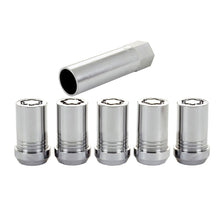 Load image into Gallery viewer, McGard Wheel Lock Nut Set - 5pk. (Cone Seat Tuner) M14X1.5 / 22mm Hex / 1.648in OAL - Chrome