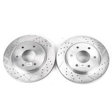 Load image into Gallery viewer, Power Stop 05-06 Infiniti QX56 Front Evolution Drilled &amp; Slotted Rotors - Pair