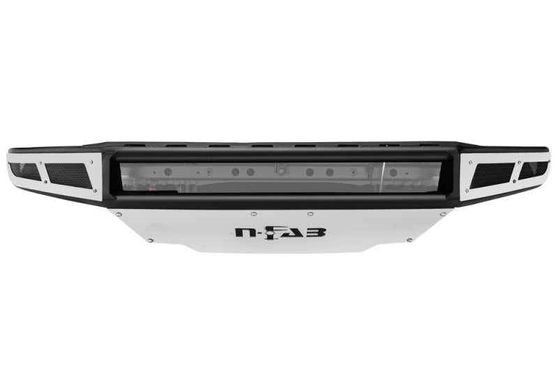 N-Fab M-RDS Front Bumper 06-17 Toyota FJ Cruiser - Tex. Black w/Silver Skid Plate