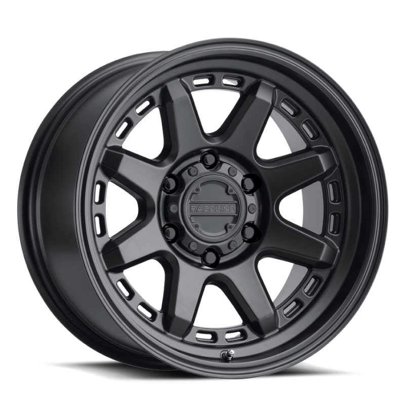 Raceline 947B Scout 20x9in / 8x170 BP / 0mm Offset / 125.2mm Bore - Satin Black Wheel