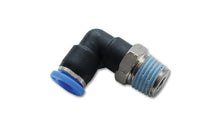 Load image into Gallery viewer, Vibrant Male Elbow Pneumatic Vacuum Fitting (1/4in NPT Thread) - for use with 3/8in(9.5mm) OD tubing