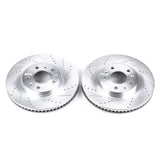 Power Stop 03-07 Cadillac CTS Front Evolution Drilled & Slotted Rotors - Pair