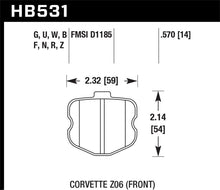 Load image into Gallery viewer, Hawk 2010-2013 Chevrolet Corvette Grand Sport HPS 5.0 Front Brake Pads