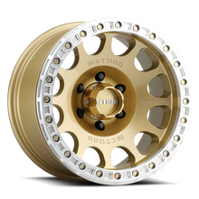 Load image into Gallery viewer, Method MR105 V3 Beadlock 17x9 -38mm Offset 5x5 71.5mm CB Gold Wheel w/ BH-H24125