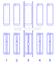 Load image into Gallery viewer, King Engine Bearings Chrysler 350/361/383/403 Main Bearing Set