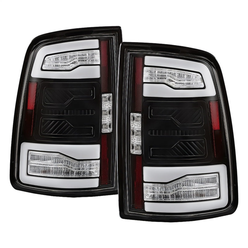 Spyder 19-24 Dodge Ram 2500/3500 HD LED Tail Lights - Blk (ALT-YD-DR19HDLEDBSAP-GRSEQ-BK)