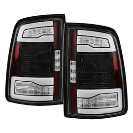 Spyder 19-24 Dodge Ram 2500/3500 HD LED Tail Lights - Blk (ALT-YD-DR19HDLEDBSAP-GRSEQ-BK)